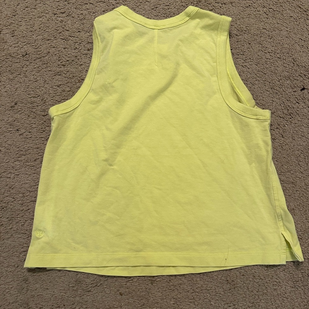 cotton loose fit lululemon tank